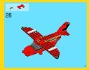 Notice / Instructions de Montage - LEGO - Creator - 31024 - Le bolide rouge: Page 31