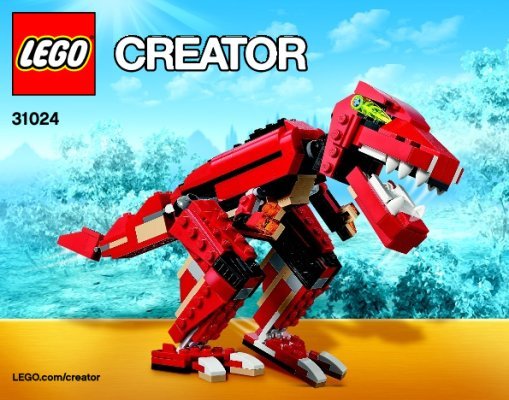 Notice / Instructions de Montage - LEGO - Creator - 31024 - Le bolide rouge: Page 1