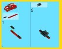 Notice / Instructions de Montage - LEGO - Creator - 31024 - Le bolide rouge: Page 4