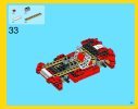 Notice / Instructions de Montage - LEGO - Creator - 31024 - Le bolide rouge: Page 43