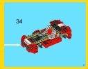 Notice / Instructions de Montage - LEGO - Creator - 31024 - Le bolide rouge: Page 47