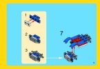 Notice / Instructions de Montage - LEGO - Creator - 31027 - Le Bolide Bleu: Page 5