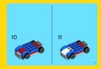 Notice / Instructions de Montage - LEGO - Creator - 31027 - Le Bolide Bleu: Page 7