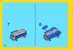 Notice / Instructions de Montage - LEGO - Creator - 31027 - Le Bolide Bleu: Page 18