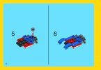 Notice / Instructions de Montage - LEGO - Creator - 31027 - Le Bolide Bleu: Page 4