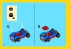 Notice / Instructions de Montage - LEGO - Creator - 31027 - Le Bolide Bleu: Page 6