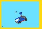 Notice / Instructions de Montage - LEGO - Creator - 31027 - Le Bolide Bleu: Page 8