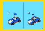 Notice / Instructions de Montage - LEGO - Creator - 31027 - Le Bolide Bleu: Page 9