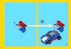 Notice / Instructions de Montage - LEGO - Creator - 31027 - Le Bolide Bleu: Page 13