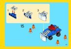 Notice / Instructions de Montage - LEGO - Creator - 31027 - Le Bolide Bleu: Page 23