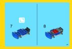 Notice / Instructions de Montage - LEGO - Creator - 31027 - Le Bolide Bleu: Page 27