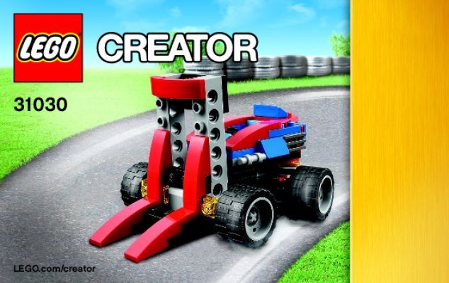 Notice / Instructions de Montage - LEGO - Creator - 31030 - Le Kart Rouge: Page 1