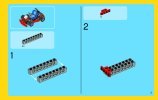 Notice / Instructions de Montage - LEGO - Creator - 31030 - Le Kart Rouge: Page 3