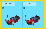 Notice / Instructions de Montage - LEGO - Creator - 31030 - Le Kart Rouge: Page 10