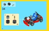 Notice / Instructions de Montage - LEGO - Creator - 31030 - Le Kart Rouge: Page 30