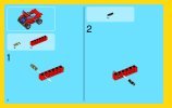 Notice / Instructions de Montage - LEGO - Creator - 31030 - Le Kart Rouge: Page 2