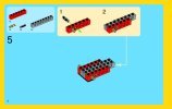 Notice / Instructions de Montage - LEGO - Creator - 31030 - Le Kart Rouge: Page 4