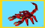 Notice / Instructions de Montage - LEGO - Creator - 31032 - Les créatures rouges: Page 31