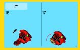 Notice / Instructions de Montage - LEGO - Creator - 31032 - Les créatures rouges: Page 41