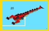 Notice / Instructions de Montage - LEGO - Creator - 31032 - Les créatures rouges: Page 19