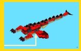 Notice / Instructions de Montage - LEGO - Creator - 31032 - Les créatures rouges: Page 21