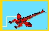 Notice / Instructions de Montage - LEGO - Creator - 31032 - Les créatures rouges: Page 23