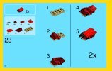 Notice / Instructions de Montage - LEGO - Creator - 31032 - Les créatures rouges: Page 24