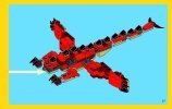 Notice / Instructions de Montage - LEGO - Creator - 31032 - Les créatures rouges: Page 27