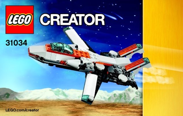 Notice / Instructions de Montage - LEGO - Creator - 31034 - Les planeurs du futur: Page 1