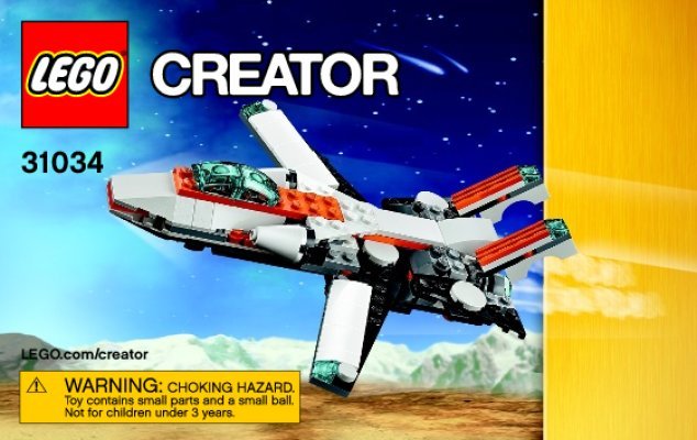 Notice / Instructions de Montage - LEGO - Creator - 31034 - Les planeurs du futur: Page 1