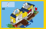 Notice / Instructions de Montage - LEGO - Creator - 31035 - La cabane de la plage: Page 54