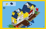 Notice / Instructions de Montage - LEGO - Creator - 31035 - La cabane de la plage: Page 57