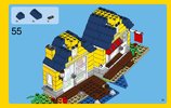 Notice / Instructions de Montage - LEGO - Creator - 31035 - La cabane de la plage: Page 61