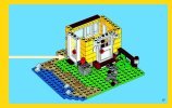 Notice / Instructions de Montage - LEGO - Creator - 31035 - La cabane de la plage: Page 37