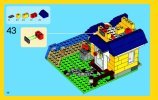 Notice / Instructions de Montage - LEGO - Creator - 31035 - La cabane de la plage: Page 46