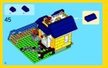 Notice / Instructions de Montage - LEGO - Creator - 31035 - La cabane de la plage: Page 48