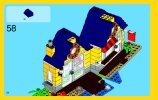 Notice / Instructions de Montage - LEGO - Creator - 31035 - La cabane de la plage: Page 64