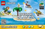 Notice / Instructions de Montage - LEGO - Creator - 31035 - La cabane de la plage: Page 73