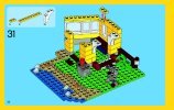 Notice / Instructions de Montage - LEGO - Creator - 31035 - La cabane de la plage: Page 32