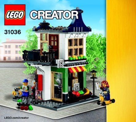 Notice / Instructions de Montage - LEGO - Creator - 31036 - Le magasin de jouets et l'épicerie: Page 1