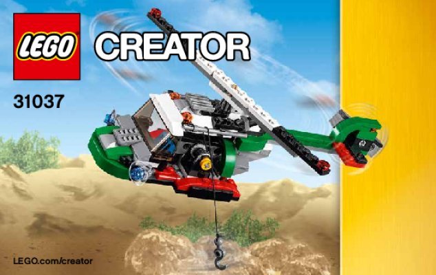 Notice / Instructions de Montage - LEGO - Creator - 31037 - Les véhicules de l'aventure: Page 1