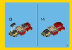 Notice / Instructions de Montage - LEGO - Creator - 31040 - Les bolides du désert: Page 19