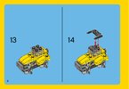 Notice / Instructions de Montage - LEGO - Creator - 31041 - Les véhicules de chantier: Page 8