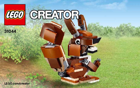 Notice / Instructions de Montage - LEGO - Creator - 31044 - Les animaux du parc: Page 1