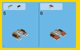 Notice / Instructions de Montage - LEGO - Creator - 31044 - Les animaux du parc: Page 4