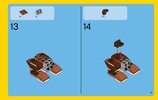 Notice / Instructions de Montage - LEGO - Creator - 31044 - Les animaux du parc: Page 9