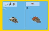 Notice / Instructions de Montage - LEGO - Creator - 31044 - Les animaux du parc: Page 17