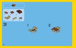 Notice / Instructions de Montage - LEGO - Creator - 31044 - Les animaux du parc: Page 20