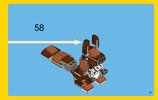 Notice / Instructions de Montage - LEGO - Creator - 31044 - Les animaux du parc: Page 37