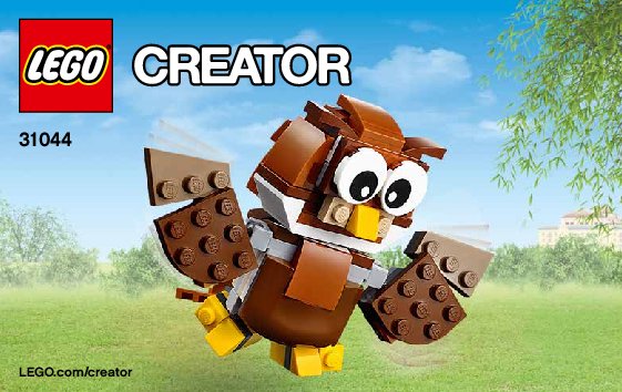 Notice / Instructions de Montage - LEGO - Creator - 31044 - Les animaux du parc: Page 1